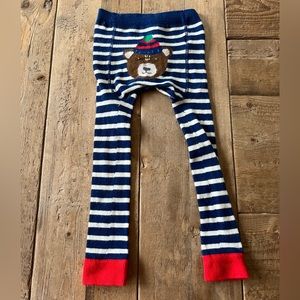 Baby Boden leggings with Bear Bum 12-18M